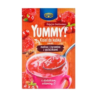   Yummy Gyümölcszselé bögre málna és áfonya ízű szegfűszeggel 30g