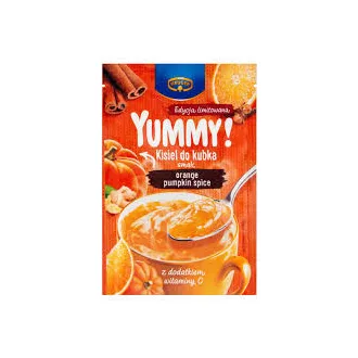   Yummy! Gyümölcszselé pohárba narancs ízű pumpkin spice 30g