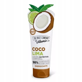   Vegán testápoló Kókusz és Lime Vitamin+ The Fruit Company 200 ml 