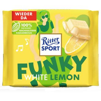 Ritter Sport Funky fehér citrom 100g