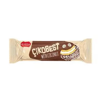 Cikobest csokoládés-kókuszos marshmallow keksz