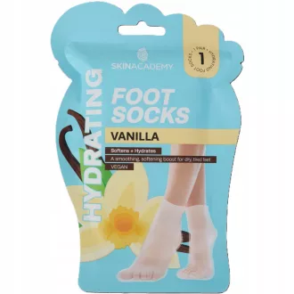 Skin Academy lábmaszk 1 pár - Vanília illatban 