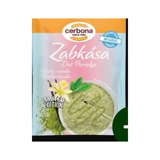 Cerbona matcha-vanília zabkésa limitált kiadás