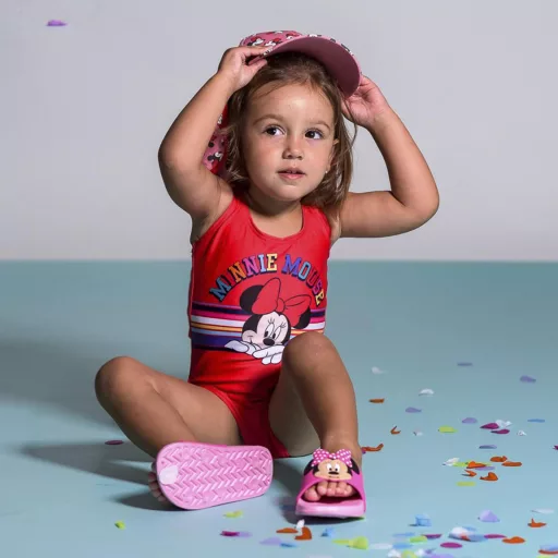 Disney Minnie Pink 3D gyerek papucs 28/29