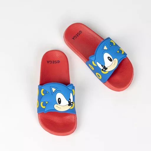 Sonic a sündisznó Rings gyerek papucs 28/29