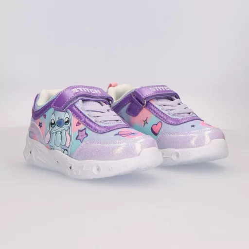 Disney Lilo és Stitch, A csillagkutya Cute Star LED villogó, világító utcai cipő 28