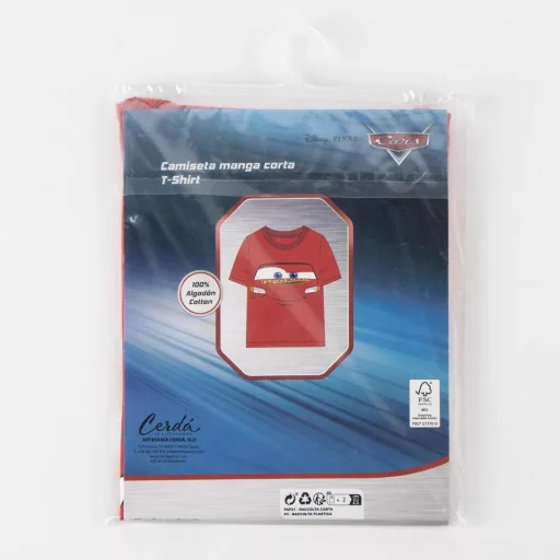 Disney Verdák Red gyerek rövid póló, felső 8 év / 128 cm