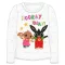 Bing Hooray Grey gyerek hosszú ujjú póló 2 év / 92 cm