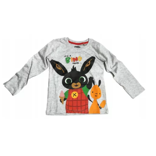 Bing Thing Grey gyerek hosszú ujjú póló 2 év / 92 cm