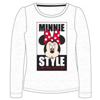   Disney Minnie Style Grey gyerek hosszú póló, felső 6 év / 116 cm