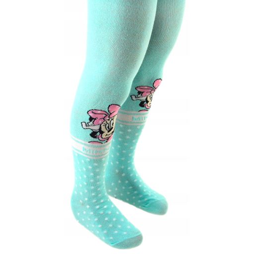 Disney Minnie Dots Green gyerek harisnya 6 - 7 év / 116 - 122 cm