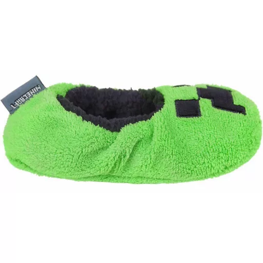 Minecraft Creeper gyerek téli papucs 35/36