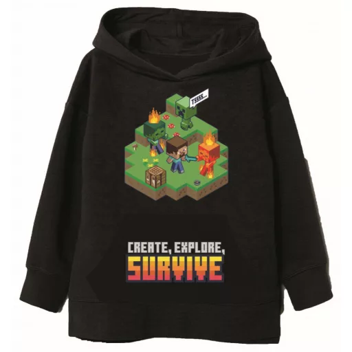 Minecraft Survive gyerek pulóver 10 év / 140 cm