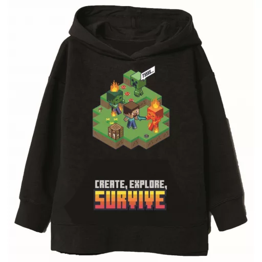 Minecraft Survive gyerek pulóver 6 év / 116 cm