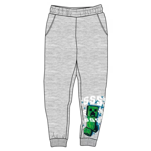 Minecraft Grey gyerek hosszú nadrág, jogging alsó 6 év / 116 cm