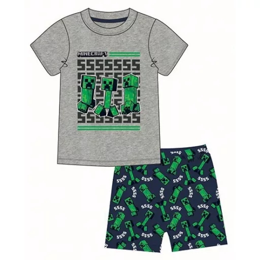 Minecraft Creeper Dreams gyerek rövid pizsama 6 év / 116 cm