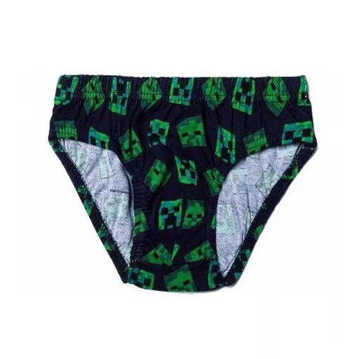Minecraft Creeper gyerek fehérnemű, alsó 3 darab/csomag 8 év / 128 cm