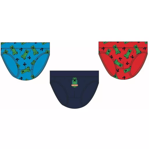 Minecraft Mine-Guards gyerek fehérnemű, alsó 3 darab/csomag 9 év / 134 cm