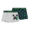 Minecraft Creeper Combo gyerek boxeralsó 2 darab/csomag 8 év / 128 cm