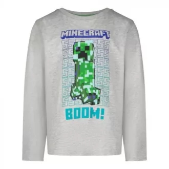   Minecraft Boom gyerek hosszú ujjú póló, felső 6 év / 116 cm
