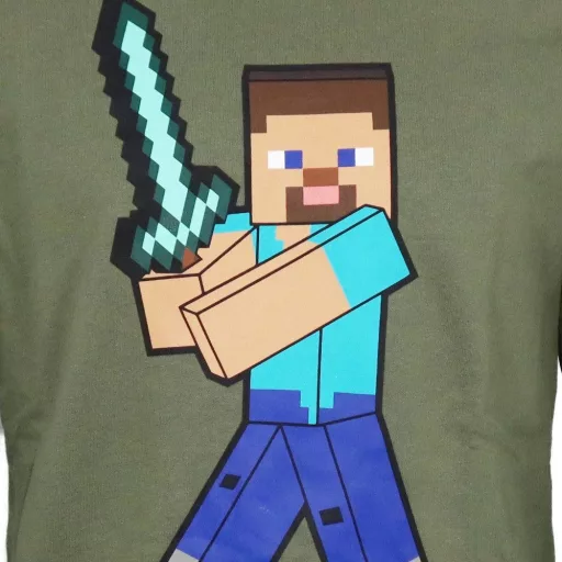 Minecraft Pixel Sword gyerek pulóver 9 év / 134 cm
