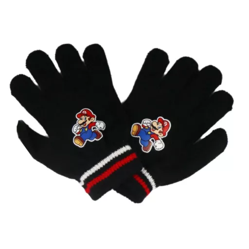 Super Mario Run gyerek sapka + kesztyű szett 54 cm