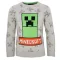 Minecraft Grey gyerek kötött pulóver 10 év / 140 cm