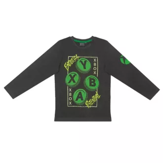   Xbox Endless Black gyerek hosszú ujjú póló, felső 6 év / 116 cm