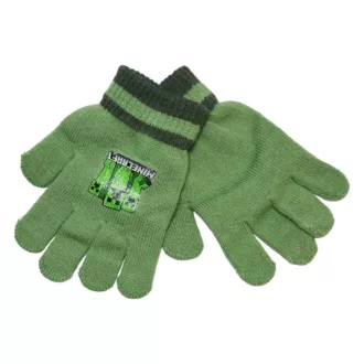 Minecraft Creeper Green gyerek kesztyű