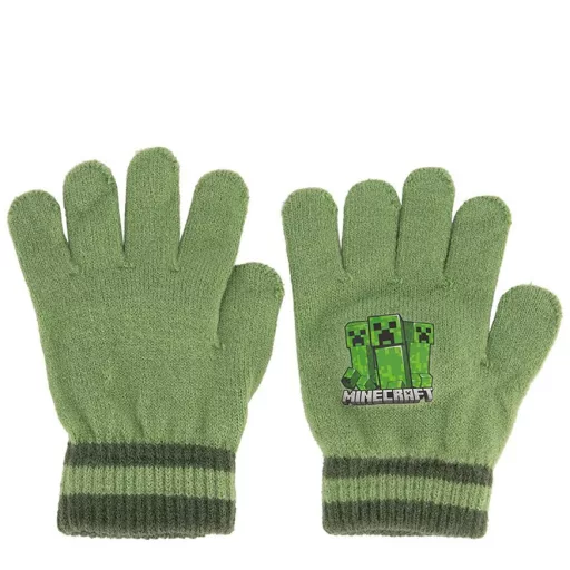 Minecraft Creeper Green gyerek kesztyű