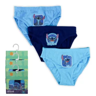   Disney Lilo és Stitch, A csillagkutya Blue gyerek fehérnemű, alsó 3 darab/csomag 2 - 3 év / 92 - 98 cm