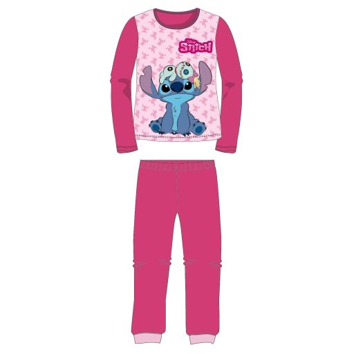 Disney Lilo és Stitch, A csillagkutya Scrump Pink gyerek hosszú pizsama 8 év / 128 cm