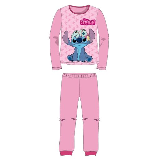 Disney Lilo és Stitch, A csillagkutya Scrump Light Pink gyerek hosszú pizsama 8 év / 128 cm