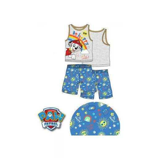 Mancs Őrjárat Smile gyerek rövid pizsama 5 év