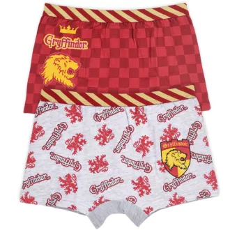   Harry Potter Red Lion gyerek boxeralsó 2 darab/csomag 6 - 8 év / 116 - 128 cm