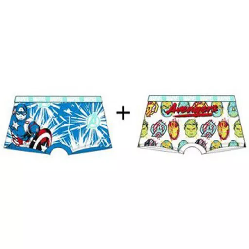 Bosszúállók Power gyerek boxeralsó 2 darab/csomag 6 - 8 év / 116 - 128 cm