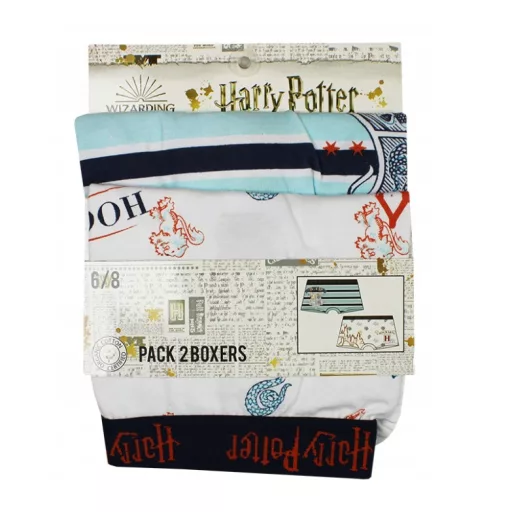 Harry Potter Castle Blue gyerek boxeralsó 2 darab/csomag  6 - 8 év / 116 - 128 cm