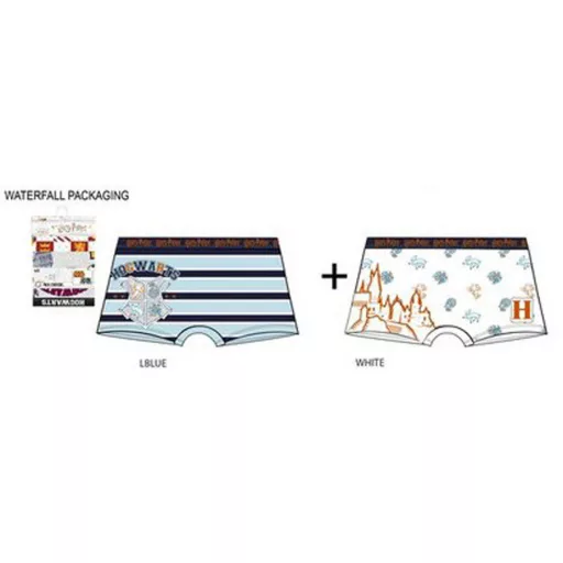 Harry Potter Castle Blue gyerek boxeralsó 2 darab/csomag  6 - 8 év / 116 - 128 cm