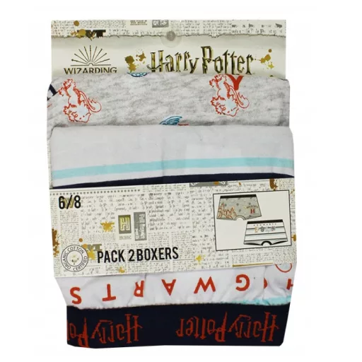 Harry Potter Castle gyerek boxeralsó 2 darab/csomag 6 - 8 év / 116 - 128 cm