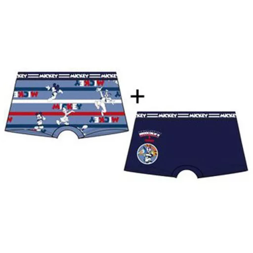Disney Mickey Motion Blue gyerek boxeralsó 2 darab/csomag 6 - 8 év / 116 - 128 cm
