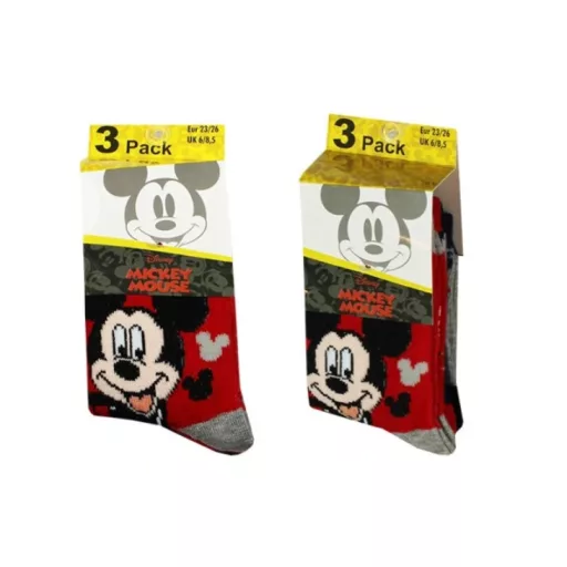 Disney Mickey Cozy Toes gyerek zokni 31/34