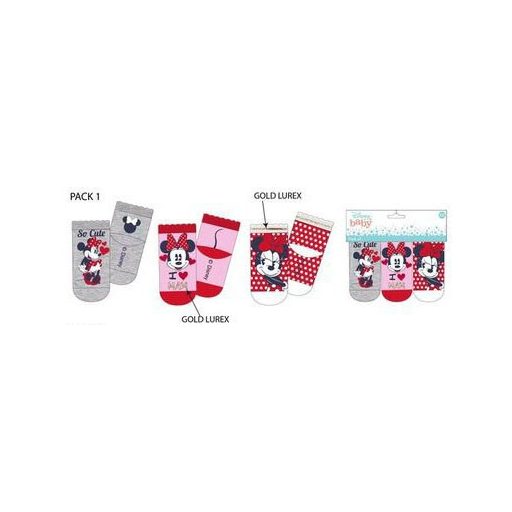 Disney Minnie Love Mam baba zokni 0/6 hó