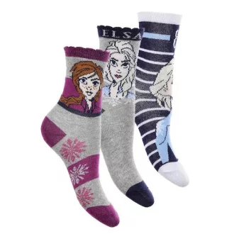 Disney Jégvarázs Sisters Grey gyerek zokni 31/34