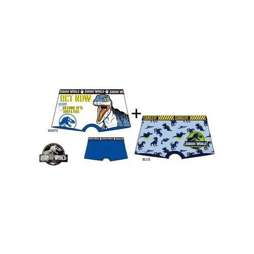 Jurassic World Danger gyerek boxeralsó 2 darab/csomag 2 - 3 év / 92 - 98 cm