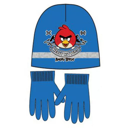 Angry Birds Heavy Hitters Blue gyerek sapka + kesztyű szett 52 cm