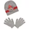 Angry Birds Heavy Hitters Grey gyerek sapka + kesztyű szett 52 cm