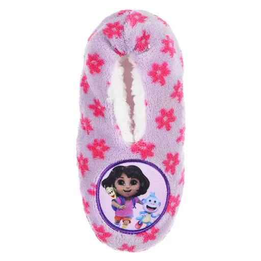 Dóra, a felfedező Flower Purple gyerek téli papucs 23/26