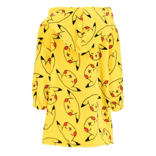 Pokémon Pika belebújós plüss polár takaró, poncsó 4 év / 104 cm
