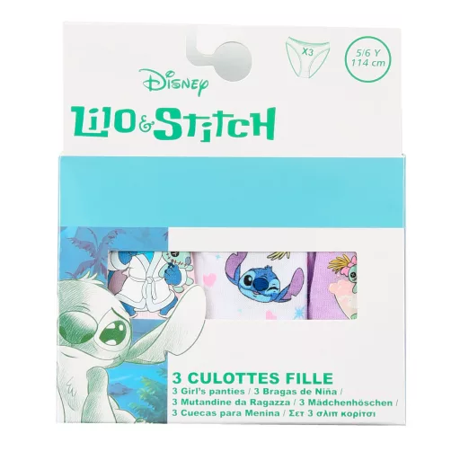 Disney Lilo és Stitch, A csillagkutya Bathing gyerek fehérnemű, bugyi 3 darab/csomag 3 - 4 év / 98 - 104 cm