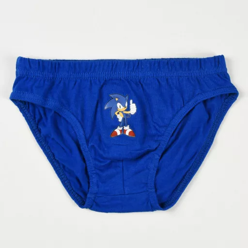 Sonic a sündisznó Gotta Go gyerek fehérnemű, alsó 3 darab/csomag 3 - 4 év / 98 - 104 cm